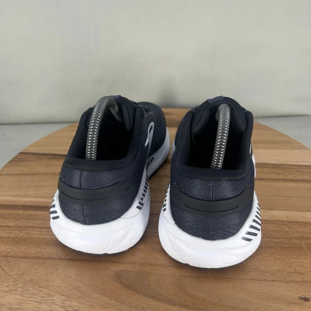 Brooks Ariel GTS 24 Womens Running Shoes Black White Extra Wide 2E 1204142E016